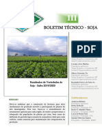 Boletim TA©cnico Safra 19 20 Variedades Soja (003) Xingu Pesquisa e Consultoria