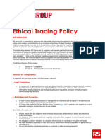 Rsgroup Ethical Trading Policy 2023