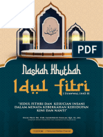 Khutbah Idul Fitri 1445 H