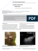 Dengan Efusi Perikondritis Auricular Akut: Gambar Dalam Pengobatan Darurat