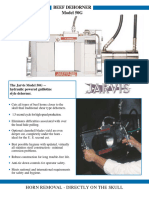 The Jarvis Model 50G - Hydraulic Powered Guillotine Style Dehorner