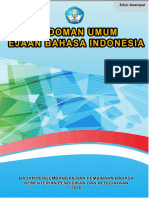 PEDOMAN UMUM EJAAN BAHASA INDONESIA Badan Pengembangan dan Pembinaan Bahasa