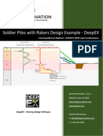 8_Soldier Piles with Rakers Example (LEM Analysis , AASHTO LRFD Combinations