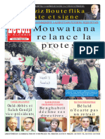 Mouwatana Relance La Protesta: Abdelaziz Bouteflika Persiste Et Signe