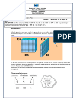 Guía de Trabajo 3° B Valor Posicional