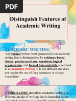 Academic Writing