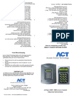 ACTpro 2000 Operators Instructions