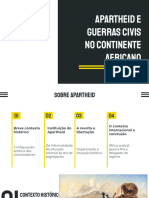 Apartheid e Guerras Civis em África