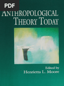 Henrietta L Moore Anthropological Theory Today 1