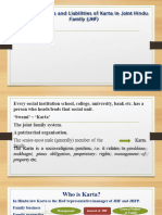 Position of Karta in JHF