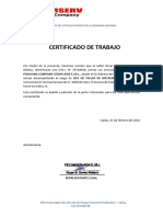 Certificado de Trabajo - Oscar Vallejos 31-03-2023