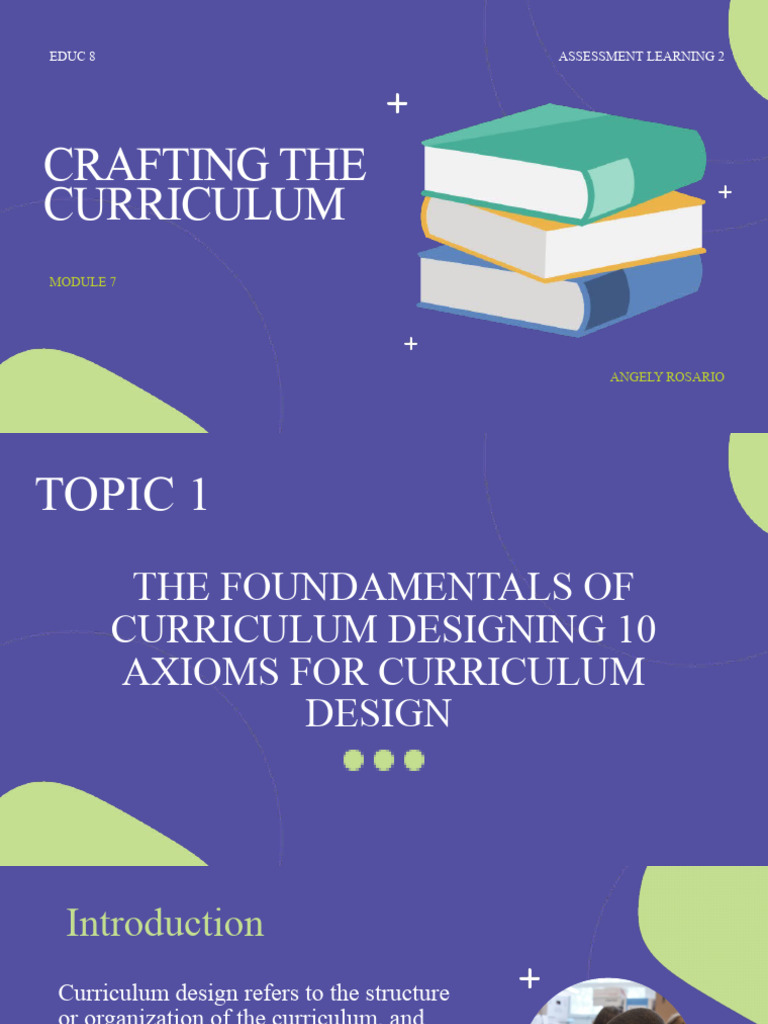 Fundamentals of Curriculum Design | PDF | Curriculum | Educational ...