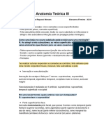 Anatomia Teórica III - 1º Bimestre