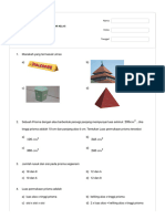 ULANGAN BANGUN RUANG SISI DATAR KELAS 8 - Quizizz