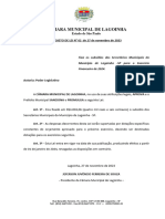 Proj de Lei 62 Remuneração Secretarios 2024