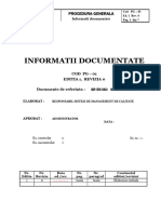 PG-01 Informatii documentate