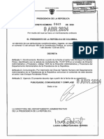 Decreto 0449 de 9 de Abril de 2024