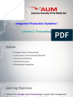 Chapter 12 - Forecasting Demand