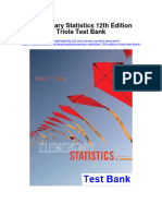 Full Elementary Statistics 12Th Edition Triola Test Bank PDF