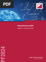 PowerFactory 2024 Product Specification