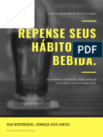 Cartaz de Conscientização Sobre o Consumo de Álcool e Direção Amarelo e Gra - 20240321 - 071517 - 0000