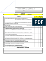 Check List de Auditoria 5S