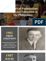 Historical Foundations of Special Education in the Philippines 1