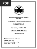 Micro Project Sne