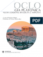 Teologia Platonica Testo Greco A Fronte