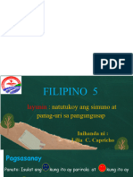 Filipino 5 Demo Lesson Simuno