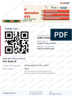 (Event Ticket) Pre Sale 2 - WEEK ME UP Music Festival - 1 38770-C91D9-201