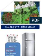 Unit 4 - Eating Locally