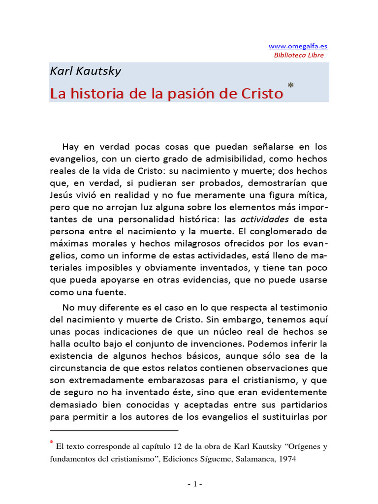 La Historia de La Pasion de Cristo | PDF | Jesús | Poncio Pilato