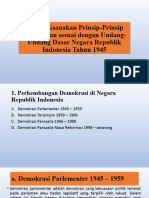 MATERI C Melaksanakan Prinsip-Prinsip Kedaulatan sesuai dengan UUD NRI Tahun 1945