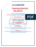 Best Reasoning CGL 23 Ques by Currentmudde (1)
