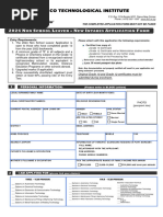 Pom Tech 2026 Application Form | PDF