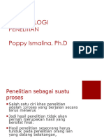 Metodologi Penelitian Poppy Ismalina, PH.D