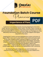 UPSC Planner PDF Only (Starter Kit) (Starter Kit)