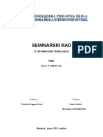 Copy of Što Je Multimedija Seminarski