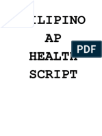 Filipino Ap Health Script