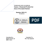 Brijesh Kumar Jat - Micro Finance- Financial Product for Bottom of Pyramid Market
