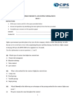 L2M2 Procurement and Supply Operations 2 TEST 1 Without Answers