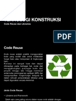 Code Reuse Dan Libraries