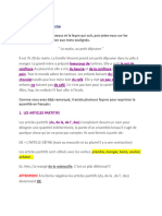 Vocabulaire 2 - Expressions de Quantité