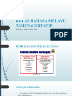 Kelas Bahasa Melayu Tahun 6K Catatan