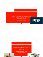 Soil Lab Work - Test 3 & 4