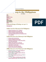 Polycarp to the Philippians