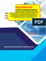 Resolução - (032) 98482-3236 - Roteiro de Aula Prática – Bancos de Dados Não-convencionais