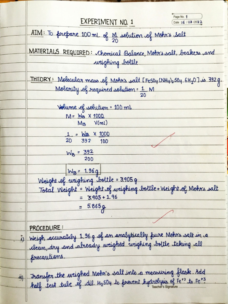 Chem Practical 12 Titrations | PDF