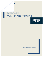 Week 1 Test 1 Writing Jan 2024 Part I